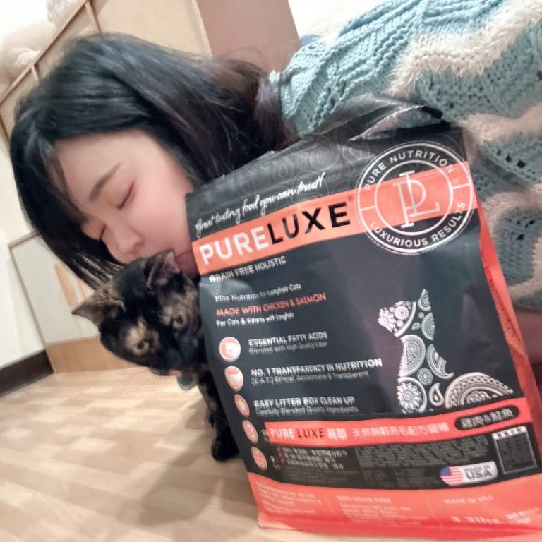 小屁貓的亮毛祕密：PURELUXE 美國純華無穀飼料試吃分享