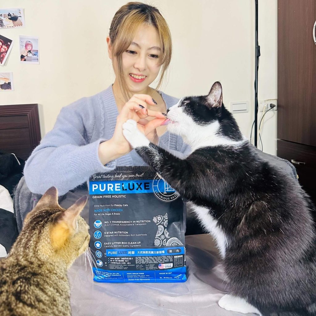 挑嘴貓也臣服-Pureluxe 美國純華無穀貓飼料真實分享