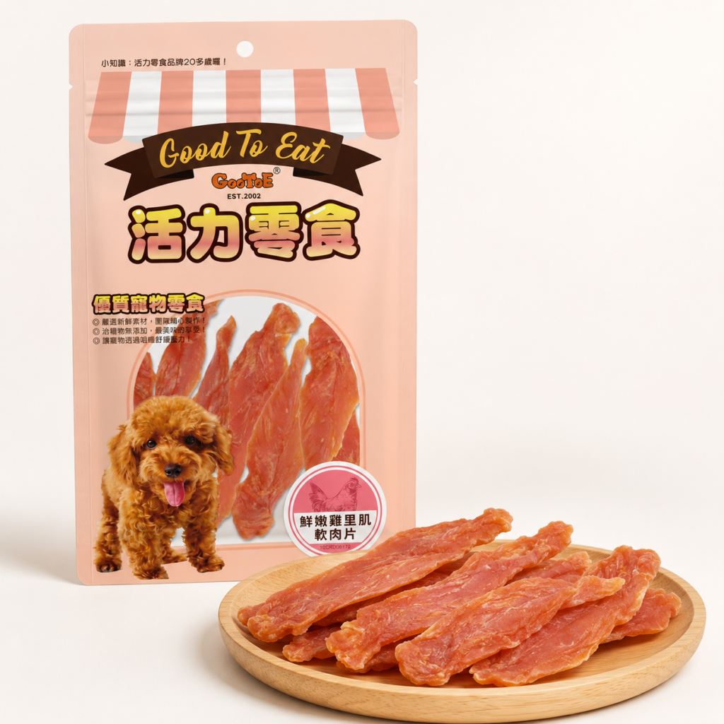 活力日常零食-鮮嫩雞里肌軟肉片