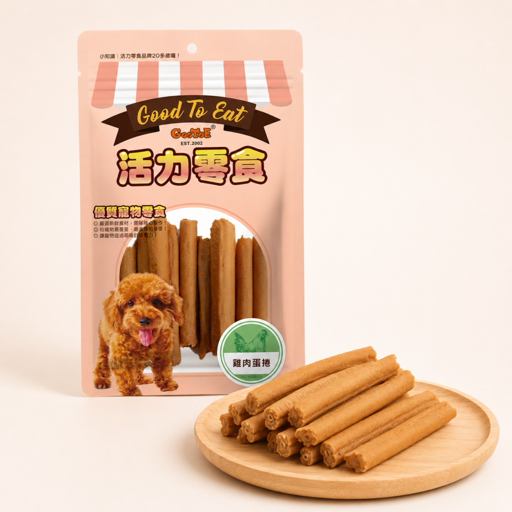 活力日常零食-雞肉蛋捲